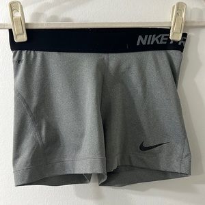 Nike Pro 3” Shorts, Gray, Medium